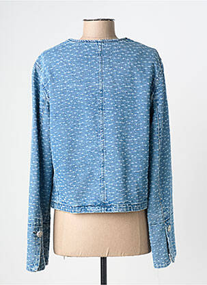 Veste casual epaulette bleu SECOND FEMALE femme