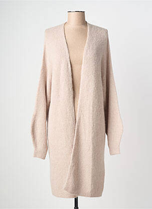 Gilet manches longues beige IMPREVU femme