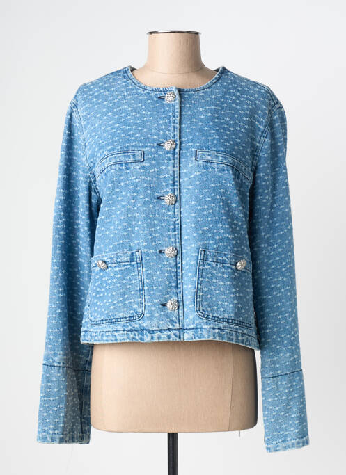Veste casual col rond bleu SECOND FEMALE femme