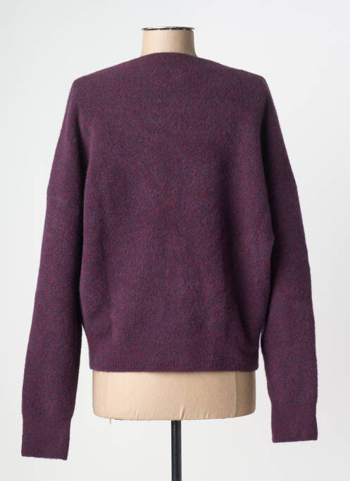 Gilet manches longues violet COLLEZIONE N_01 femme