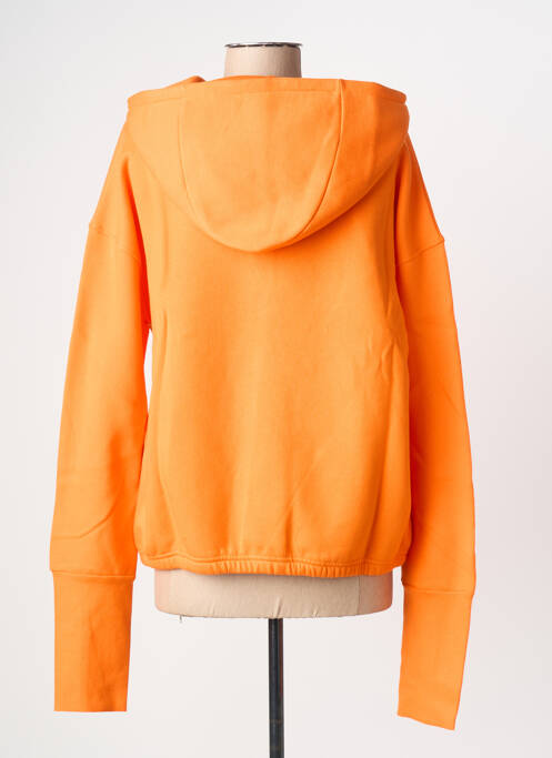 Sweat-shirt à capuche orange PENN & INK N.Y femme