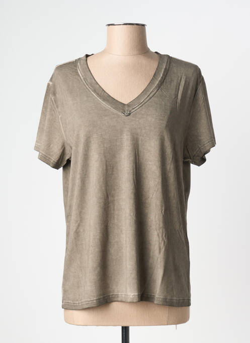 T-shirt marron NÜ femme