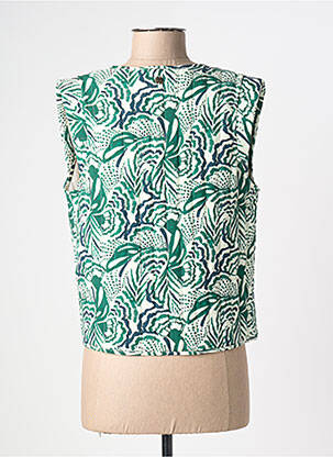 Veste casual coupe droite vert LOLA ESPELETA femme