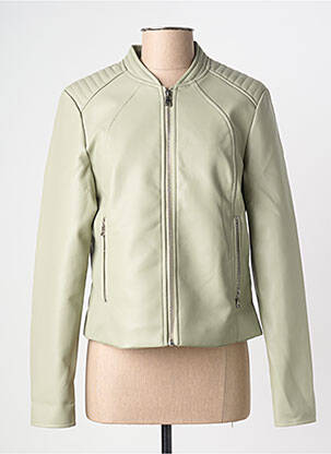 Veste casual fermeture zippée sur le devant vert TIFFOSI femme