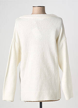 Pull coupe droite manches longues blanc LES TROPEZIENNES PAR M.BELARBI femme