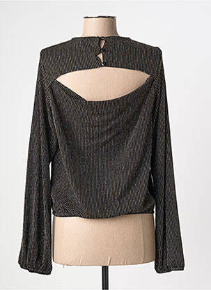 Top imprimé fantaisie manches longues noir TIFFOSI femme