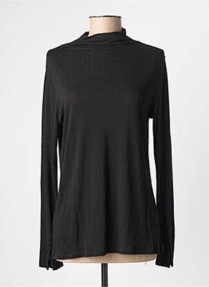 Top coupe cintrée manches longues noir LOLA ESPELETA femme