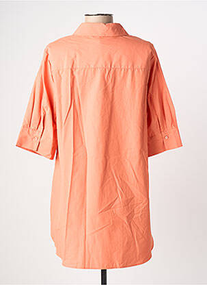 Chemisier coupe droite manches courtes orange SOYACONCEPT femme