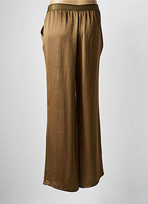 Pantalon large coupe fluide taille normale vert SUMMUM femme