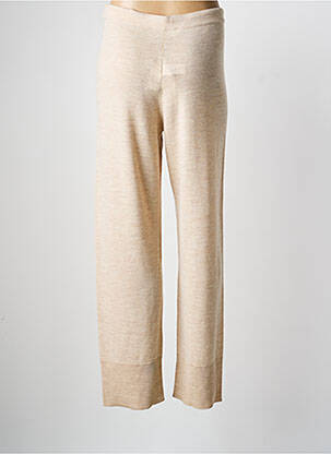 Pantalon droit stretch taille normale beige GAI+LISVA femme