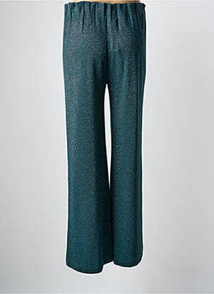 Pantalon large coupe fluide taille haute vert KARMA KOMA femme