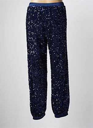 Jogging taille haute taille haute bleu SUMMUM femme