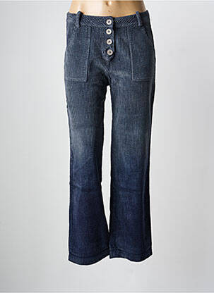 Pantalon droit stretch taille normale gris DROLATIC femme