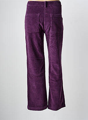 Pantalon droit stretch taille normale violet DROLATIC femme