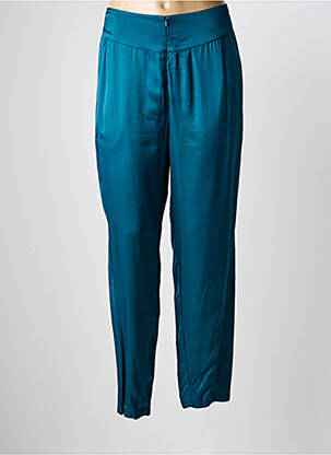 Pantalon droit taille à pinces taille haute vert KARMA KOMA femme