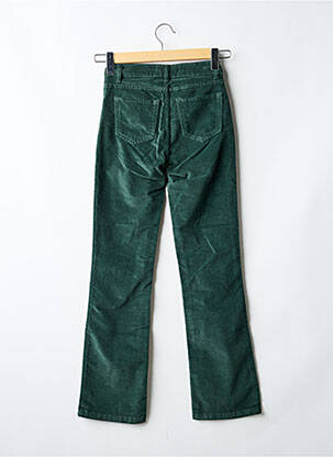 Pantalon flare stretch taille haute vert LAUREN VIDAL femme