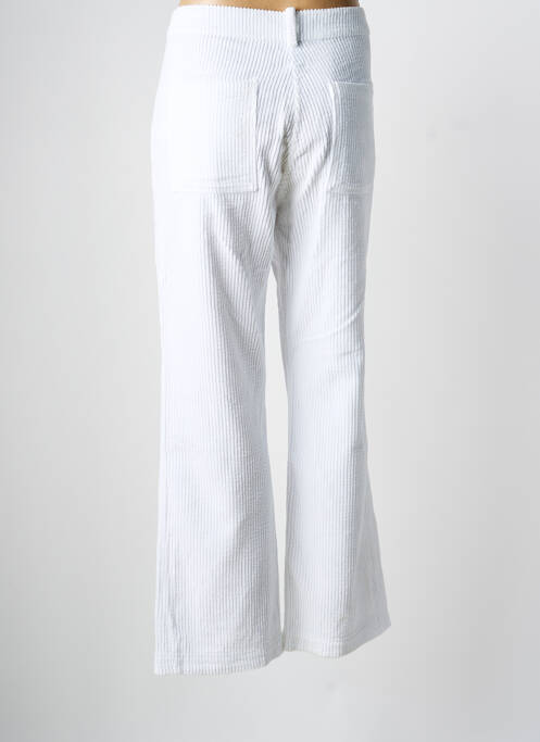 Pantalon droit blanc DROLATIC femme