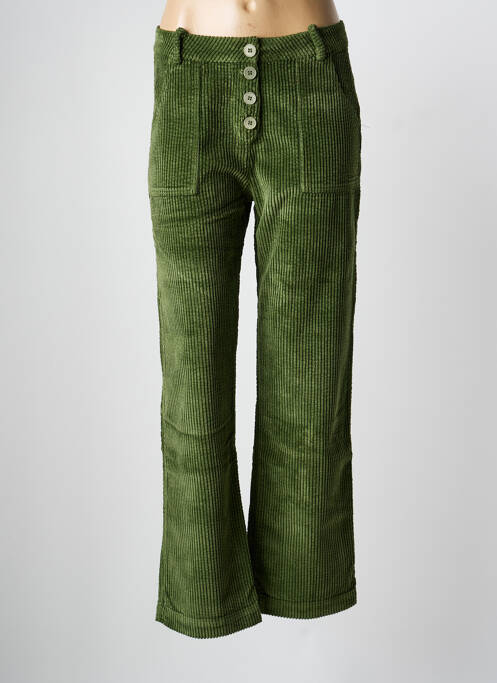 Pantalon droit vert DROLATIC femme