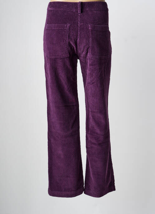 Pantalon droit violet DROLATIC femme