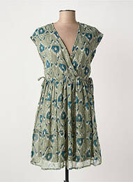 Robe courte sans manche sans manche vert TIFFOSI femme
