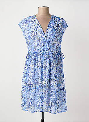 Robe courte sans manche sans manche bleu TIFFOSI femme