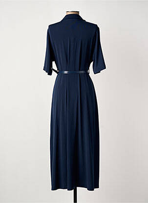 Robe longue manches courtes manches courtes bleu TIFFOSI femme