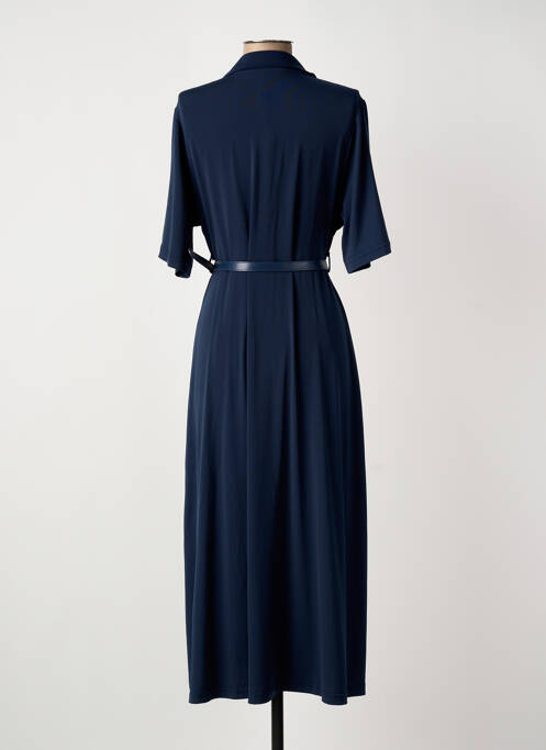 Robe longue manches courtes manches courtes bleu TIFFOSI femme