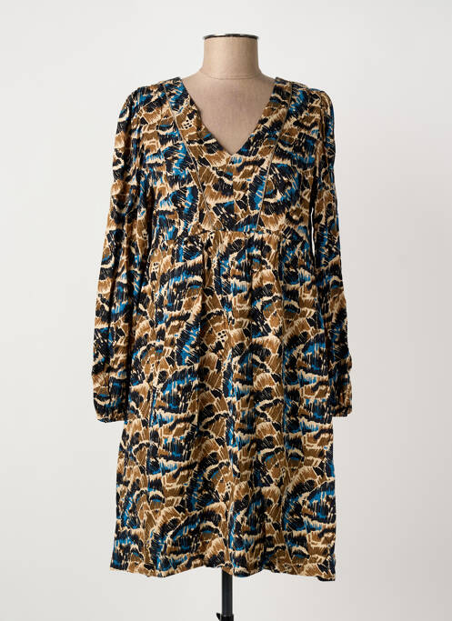 Robe mi-longue beige LOLA ESPELETA femme