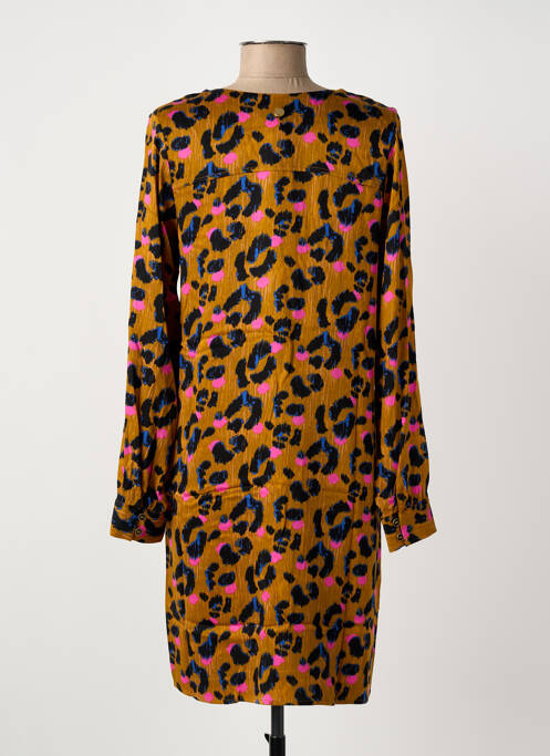 Robe mi-longue jaune LOLA ESPELETA femme