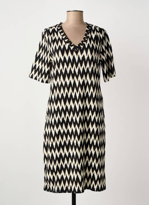 Robe mi-longue noir GARCIA femme