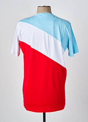 T-shirt broderie manches courtes rouge U.S ATHLETIC homme