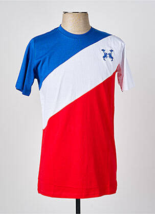 T-shirt broderie manches courtes rouge U.S ATHLETIC homme