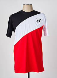 T-shirt broderie manches courtes bleu U.S ATHLETIC homme