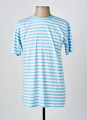 T-shirt stretch manches courtes bleu clair U.S ATHLETIC homme