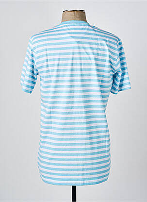 T-shirt stretch manches courtes bleu clair U.S ATHLETIC homme
