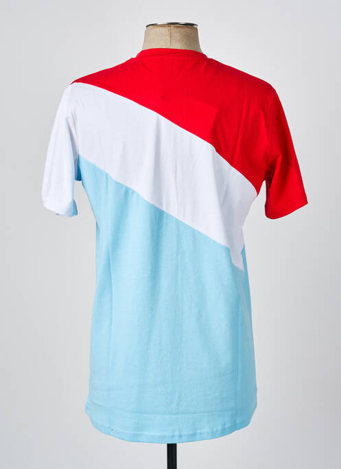 T-shirt broderie manches courtes bleu U.S ATHLETIC homme
