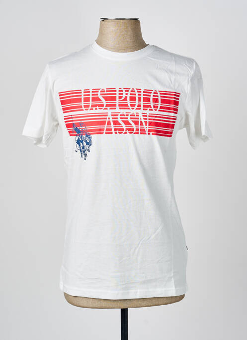 T-shirt blanc U.S. POLO ASSN homme