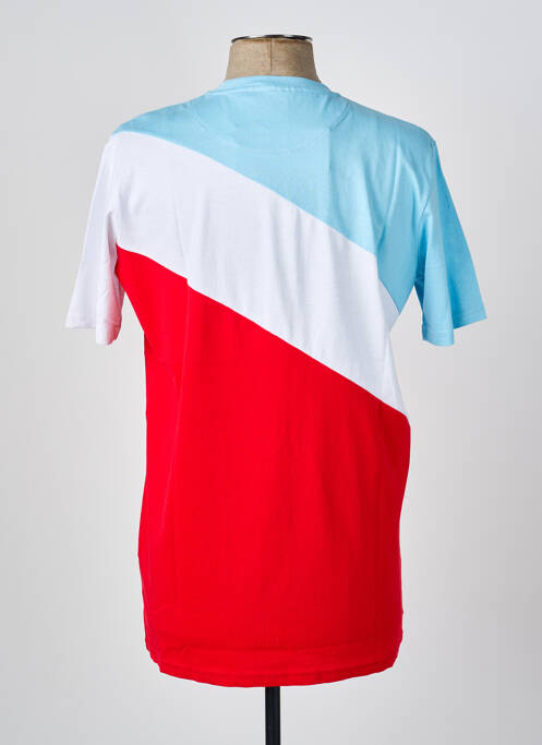 T-shirt broderie manches courtes rouge U.S ATHLETIC homme