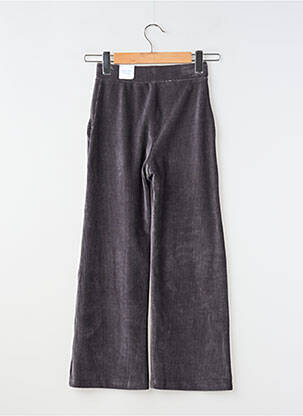 Pantalon droit tissage velours taille élastique gris MAYORAL fille