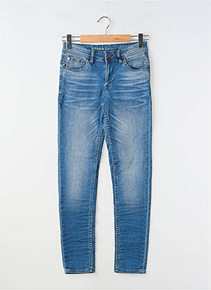 Jeans coupe slim stretch taille ajustable bleu GARCIA garçon