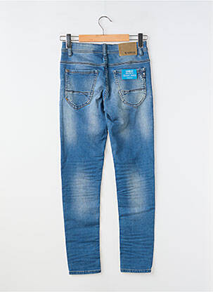 Jeans coupe slim stretch taille ajustable bleu GARCIA garçon