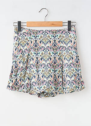 Jupe short imprimé fantaisie blanc GARCIA fille