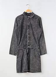 Robe mi-longue manches longues gris GARCIA fille