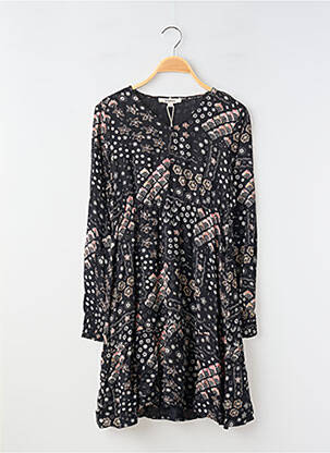 Robe courte manches longues manches longues noir GARCIA fille