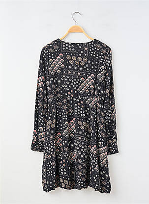 Robe courte manches longues manches longues noir GARCIA fille