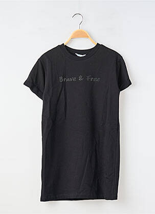Robe courte manches courtes manches courtes noir MAYORAL fille