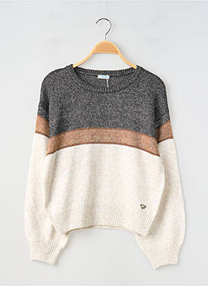 Pull coupe droite manches longues noir MAYORAL fille