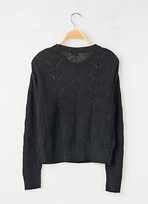 Pull coupe droite manches longues noir MAYORAL fille