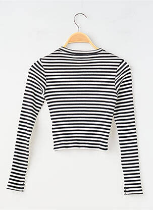 T-shirt coupe cintrée manches longues noir GARCIA fille