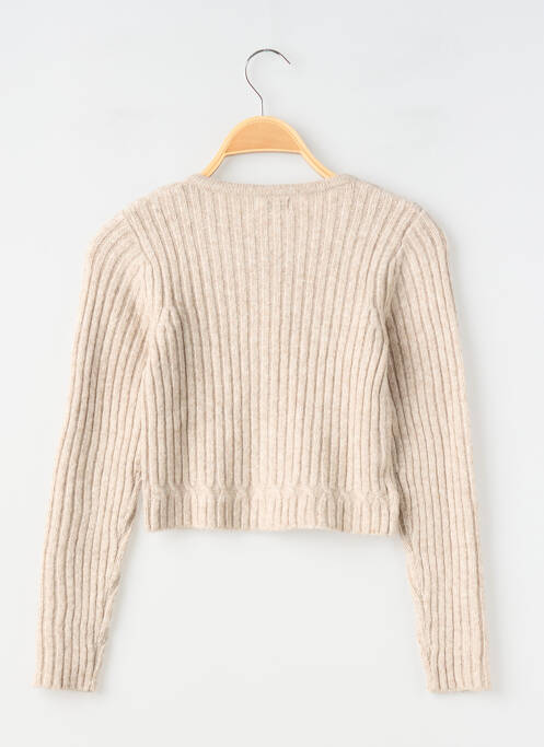 Gilet manches longues beige MAYORAL fille